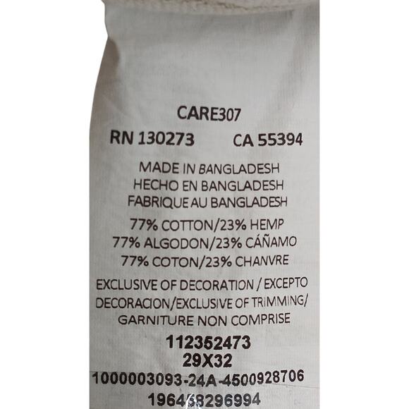 Wrangler Mid Rise Wide Leg Cream Jeans Size 29x32 Cotton Hemp - Picture 12 of 16